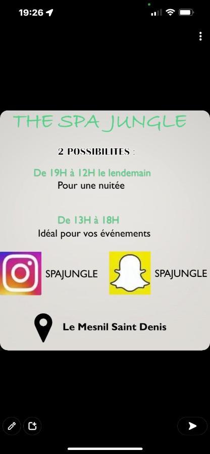 Spa Jungle Le Mesnil-Saint-Denis Exterior photo